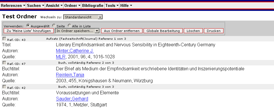 Das ist das Endergebnis. Nach allen Importen steht es 3:0