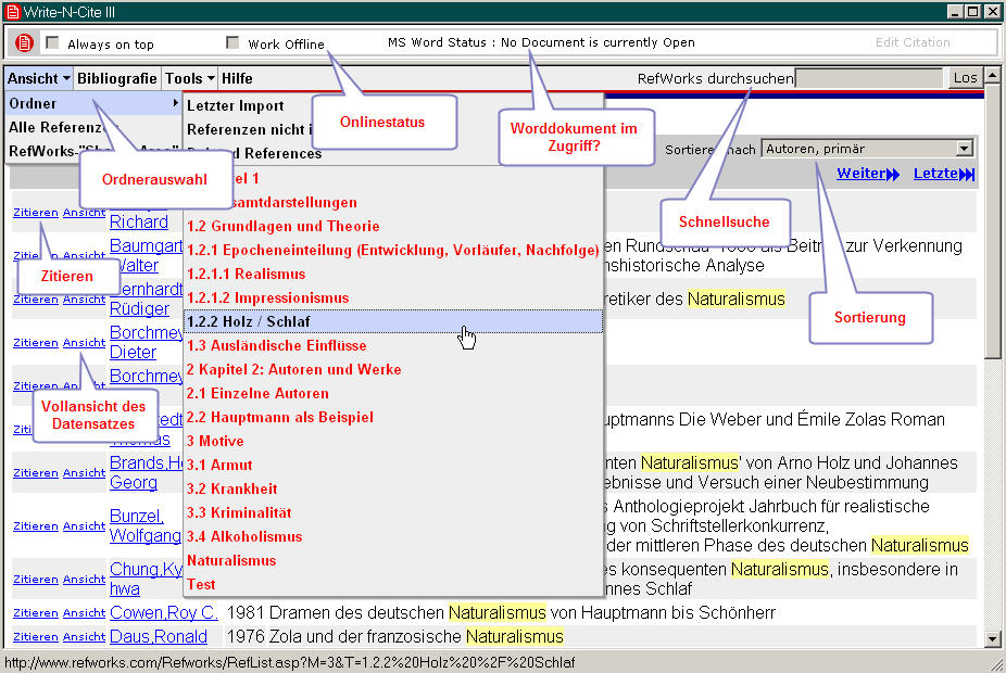 Write-N-Cite: in Version 3 mit On- und Offline-Funktionalität